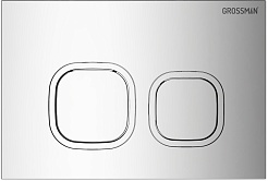 Grossman Инсталляция для подвесного унитаза Cosmo 97.02.100 с клавишей смыва хром глянцевый – фотография-9